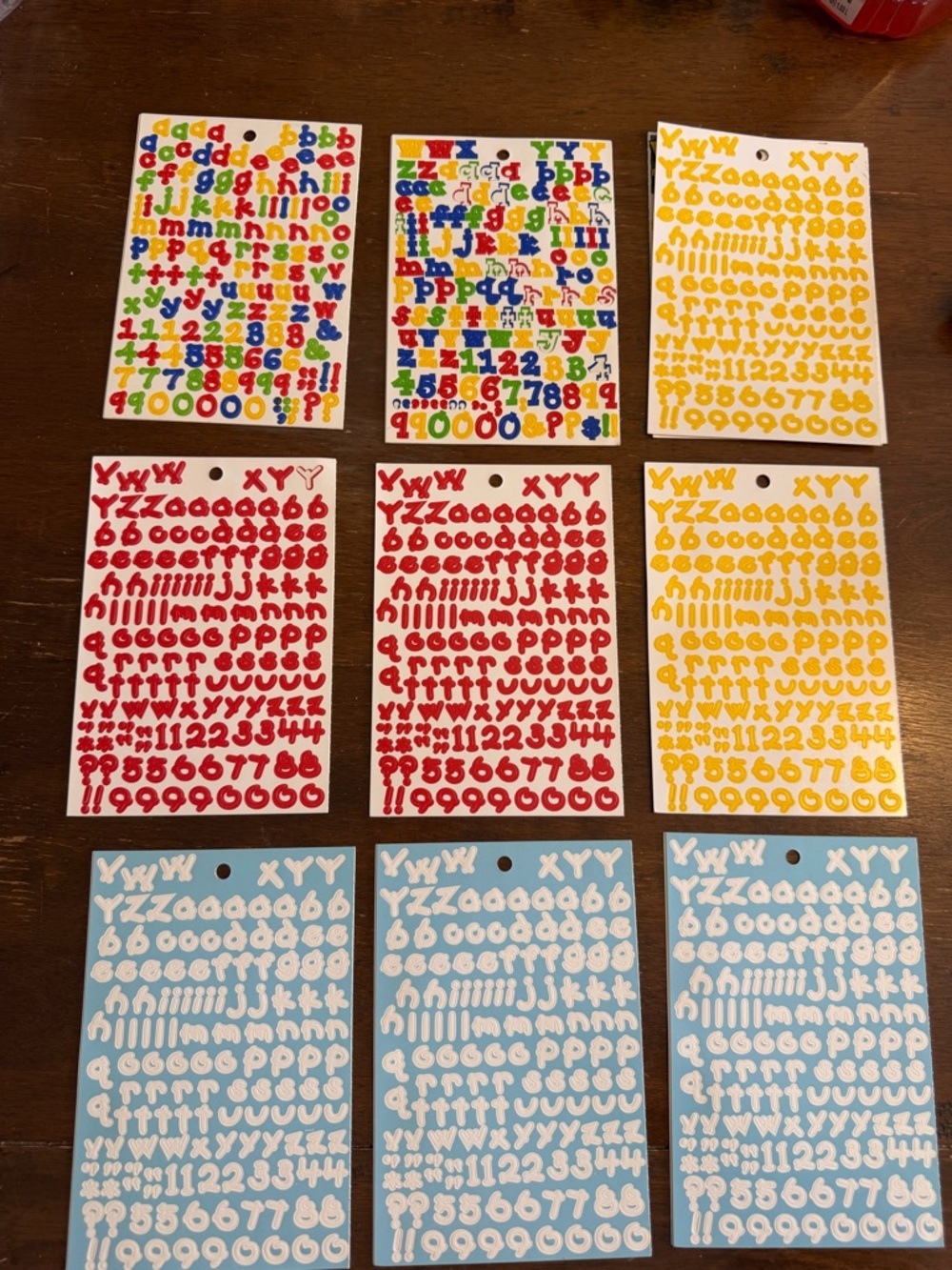 Alphabet Sticker Lot Different Designs - Picture 7 of 7